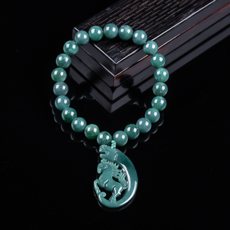 Jewelry & Watches Store - Браслет ручной работы из натурального жадеита