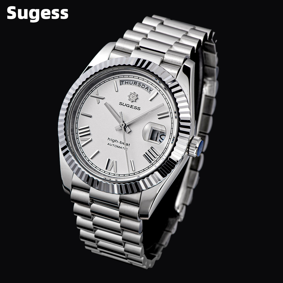 Rolex Watch Datejust - Sugess 40 мм мужские часы автоматические