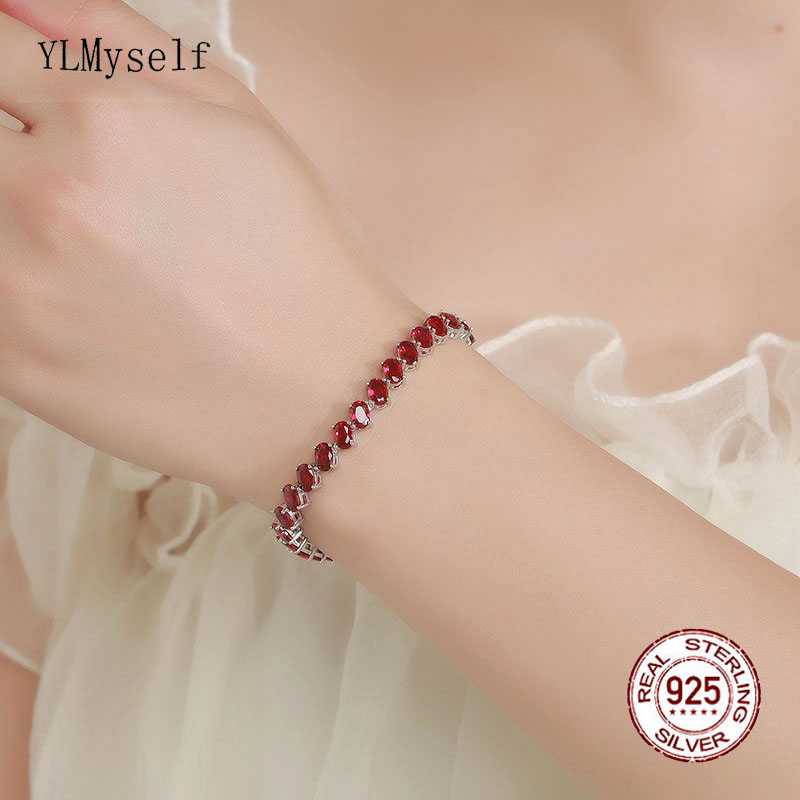 Tennis Bracelet Cubic - Настоящие ювелирные изделия 925 пробы, 4*6