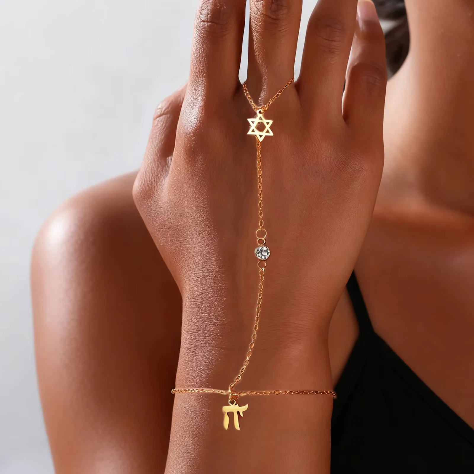 Jewelry & Watches Store - Браслет с еврейской звездой Давида и