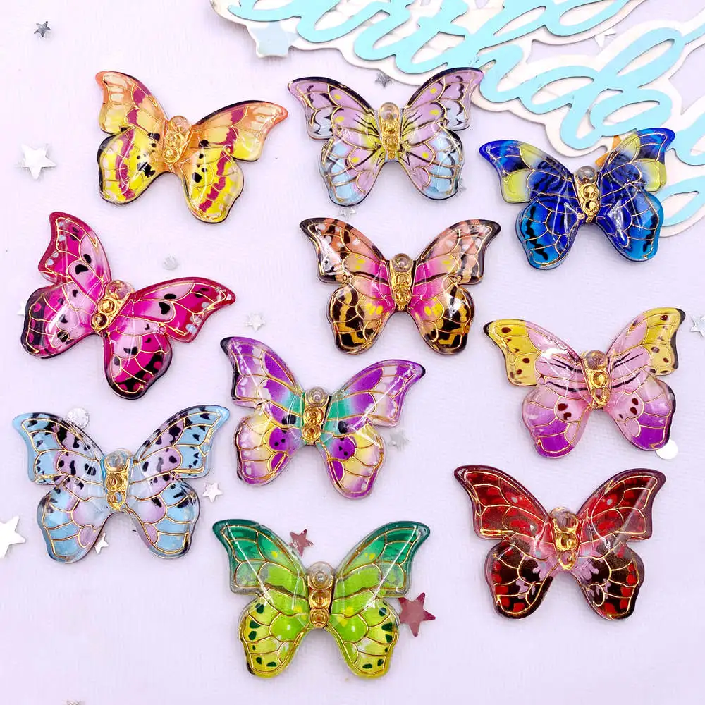 Paradise Jewelry & Watches Llc Photos - 10 шт. красочные красивые фигурки бабочек