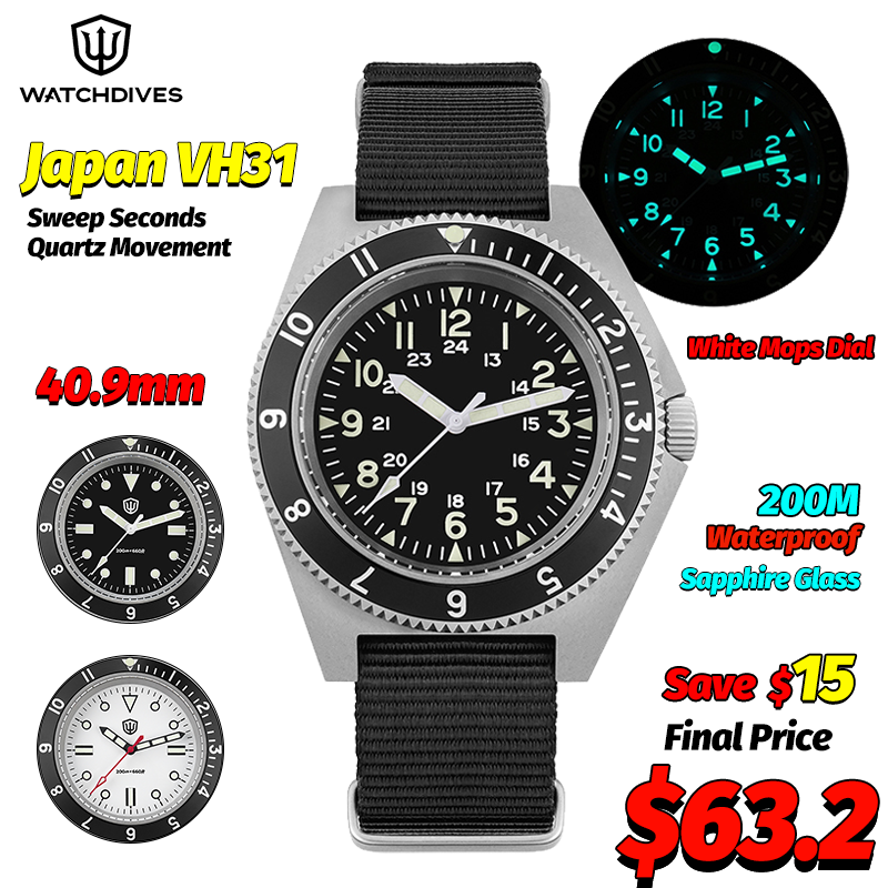 Jewelry Watch - Watchdives WD1972 Кварцевые часы с сапфировым