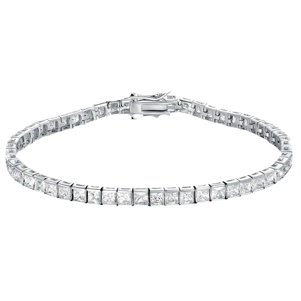 Tennis Bracelet Cubic - Брендовый модный теннисный браслет Princess Cut