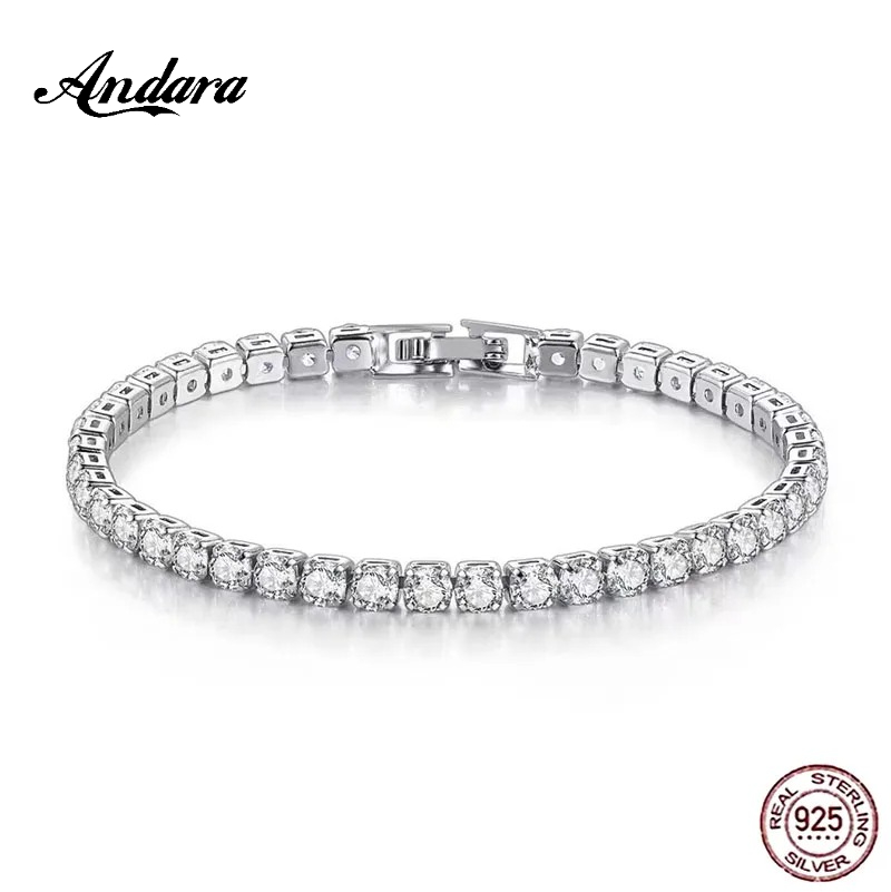 Браслет-цепочка из стерлингово – обзор и цена Tennis Bracelet Cubic
