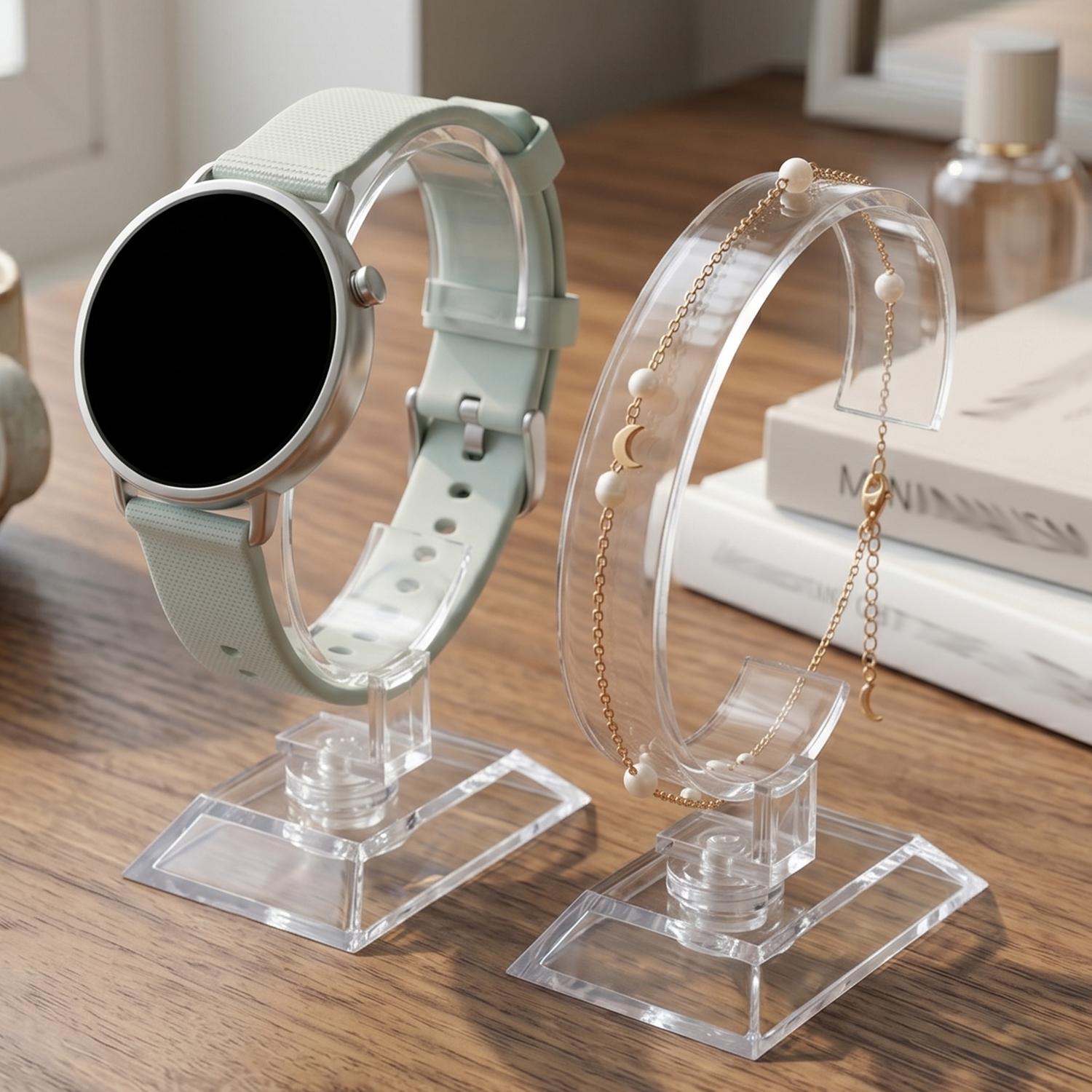 Прозрачная подставка для часов – обзор и цена Jewelry Stand Watches