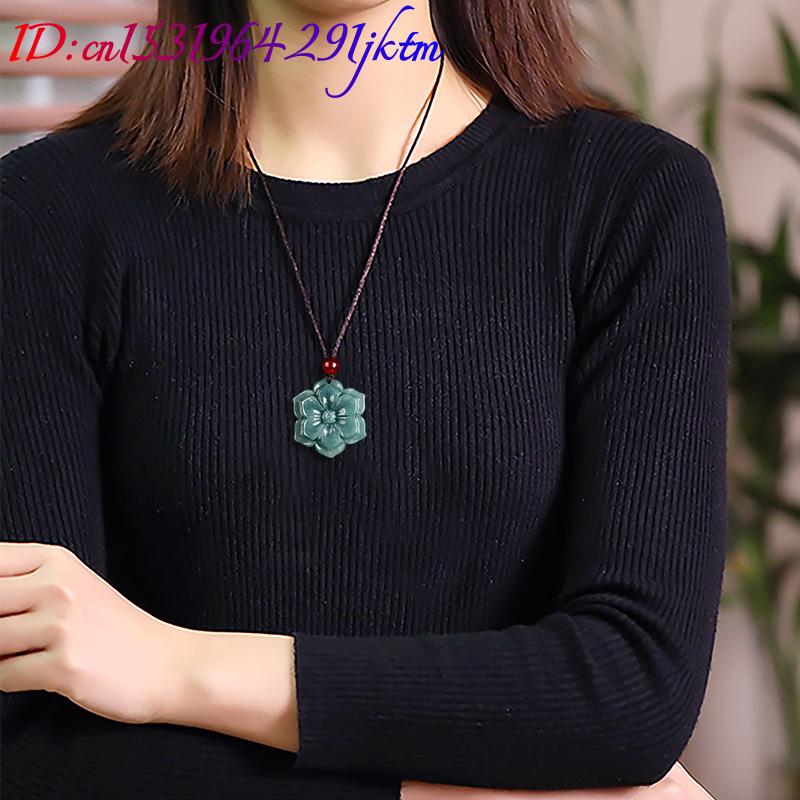 Кулон-цветок из бирманского жа – обзор и цена Necklace Pendant