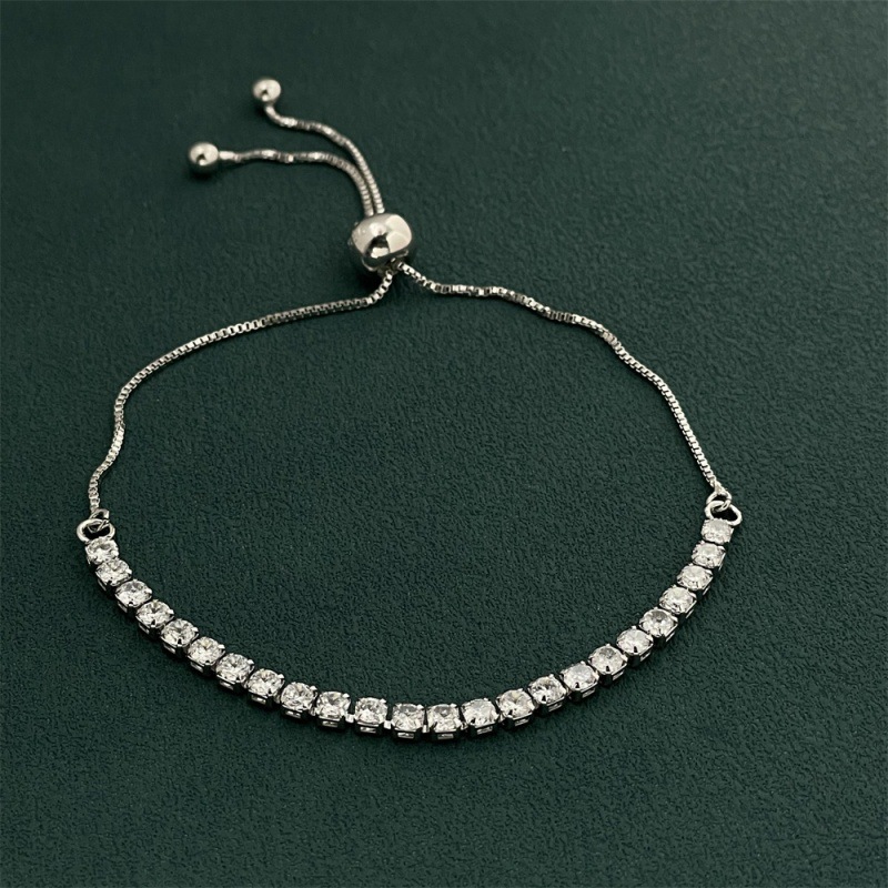 Регулируемый теннисный браслет – обзор и цена Tennis Bracelet Cubic