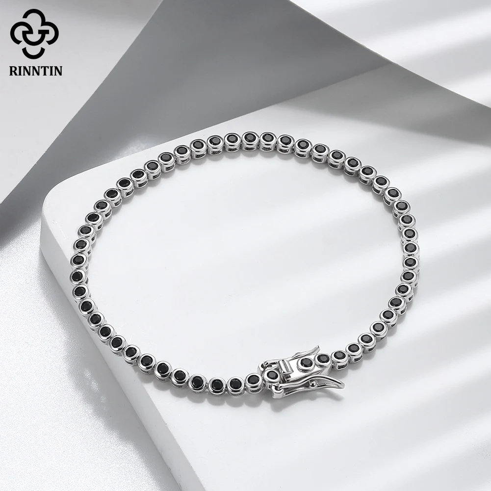Rinntin блестящий теннисный бр – обзор и цена Tennis Bracelet Cubic