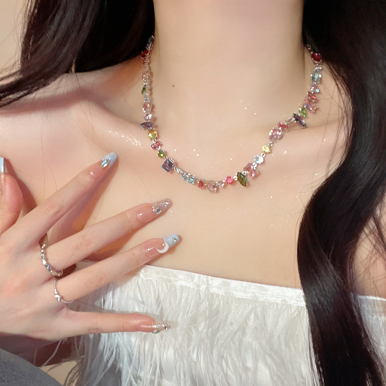 Ожерелье UWIN с циркониевыми б – обзор и цена Tennis Bracelet Cubic