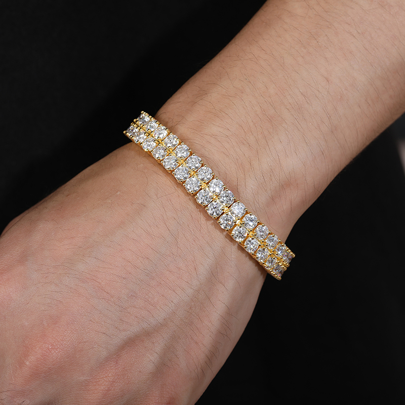 Мужской браслет TUHE Unisex с  – обзор и цена Tennis Bracelet Cubic