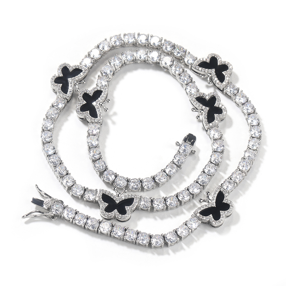 THE BLING KING 4 мм черный кле – обзор и цена Tennis Bracelet Cubic