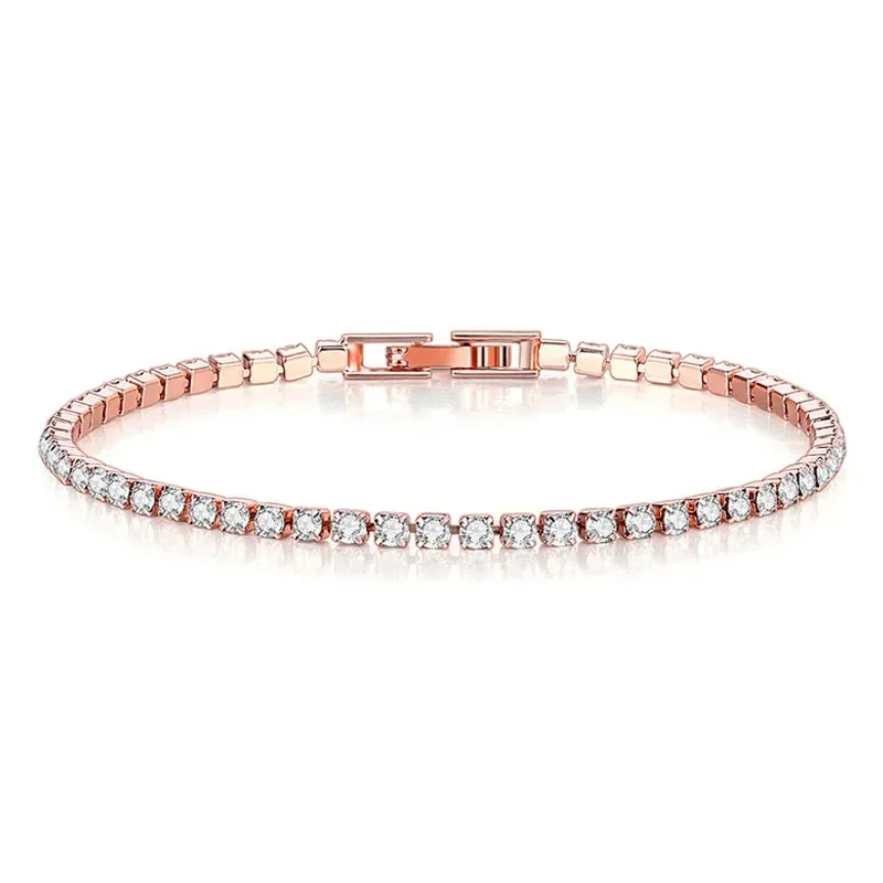 Женский очаровательный браслет – обзор и цена Tennis Bracelet Cubic