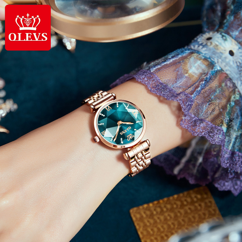 OLEVS новые женские роскошные  – обзор и цена Jewels In Quartz Watches