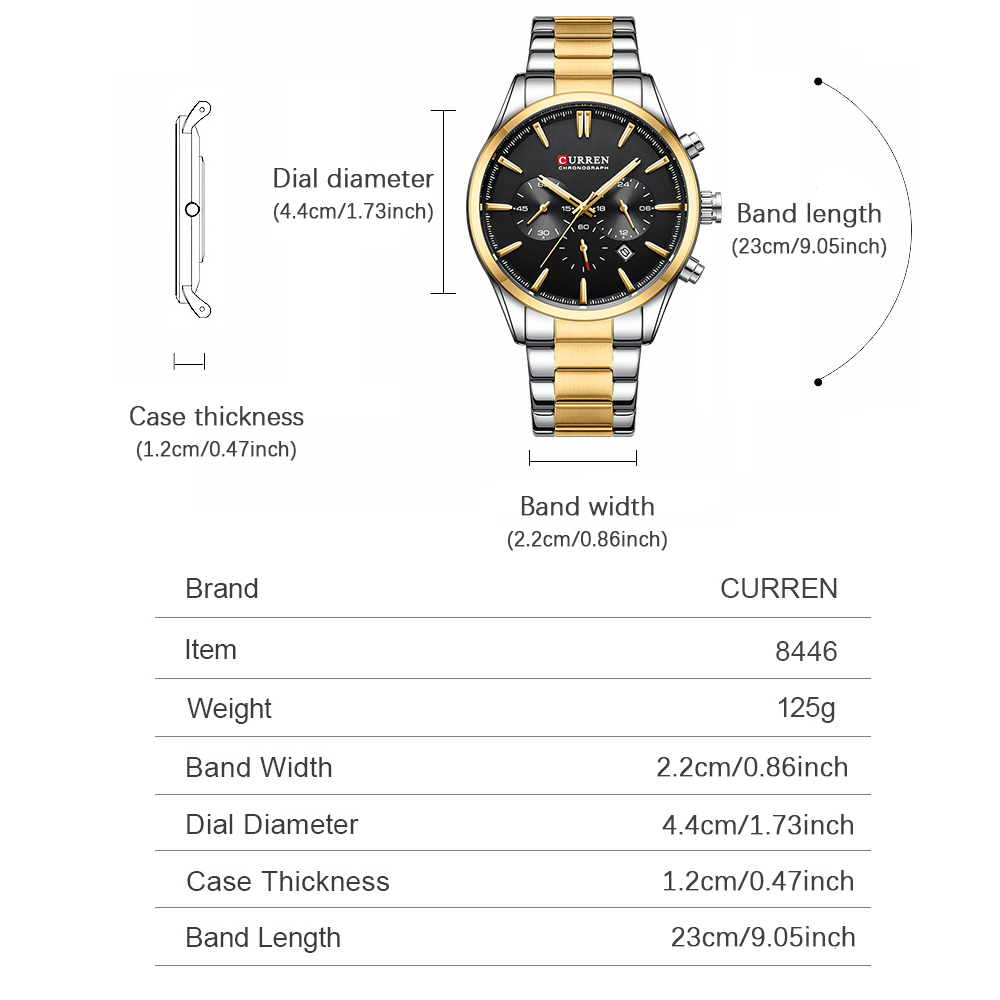 CURREN повседневные кварцевые  – обзор и цена Jewelry Watch