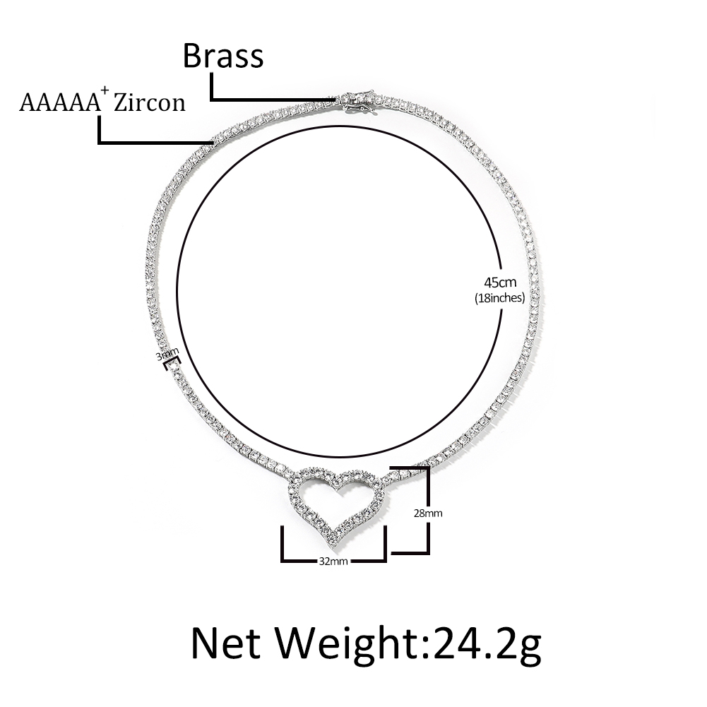 Теннисная цепочка Uwin 3 мм с  – обзор и цена Tennis Bracelet Cubic