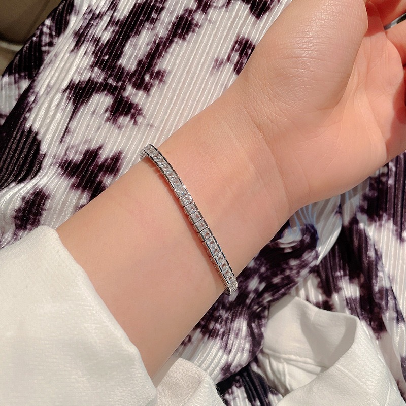 Брендовый модный теннисный бра – обзор и цена Tennis Bracelet Cubic