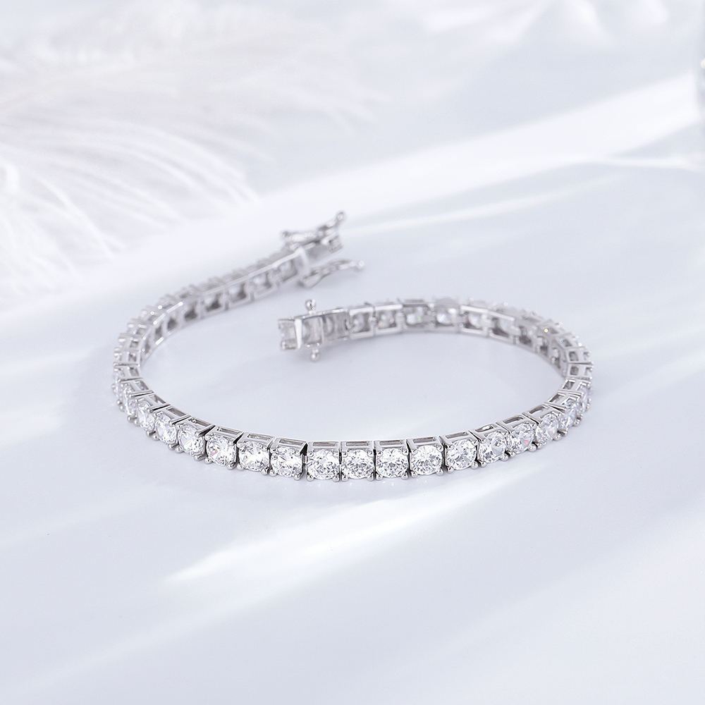 YLMyself 925 Серебряный теннис – обзор и цена Tennis Bracelet Cubic