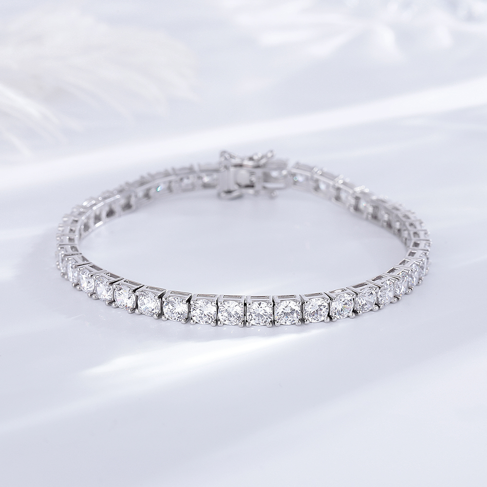 YLMyself 925 Серебряный теннис – обзор и цена Tennis Bracelet Cubic